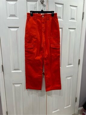 BDG Bright Red Cargo Pants